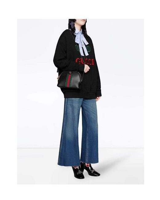 Gucci Black Tennis Oversized Sweatshirt