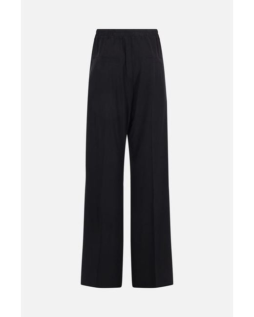 Rick Owens Blue Cargobelas Cargo-Pocket Palazzo Pants