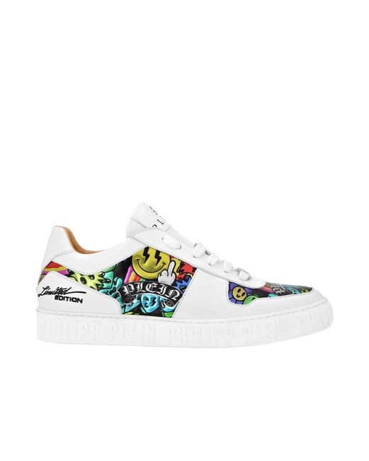 Philipp Plein Metallic Lo-Top Sneakers for men
