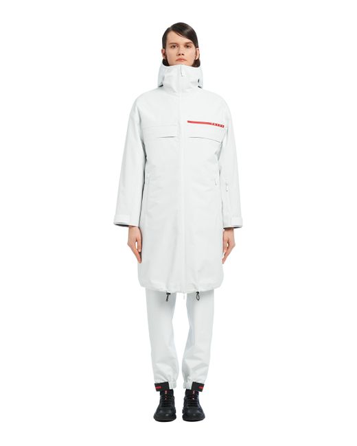 Prada White Gore-Tex Pro Padded Jacket