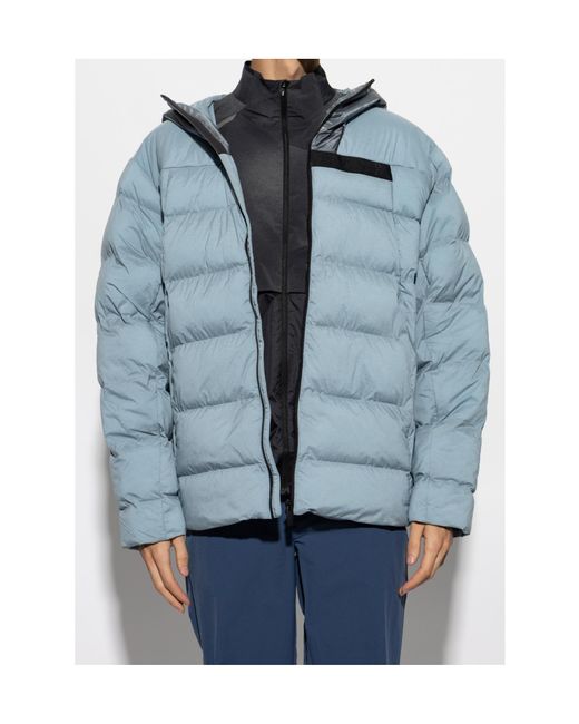 On Shoes Blue Insulated Training Jacket Explorer for men