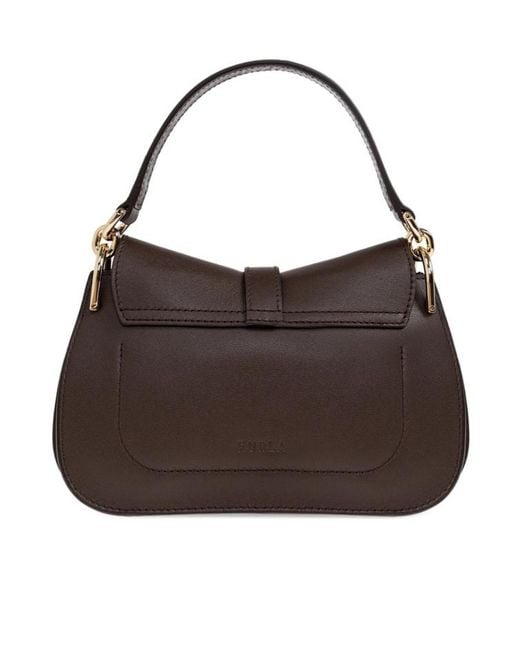 Furla Brown Mini Flow Tote Bag