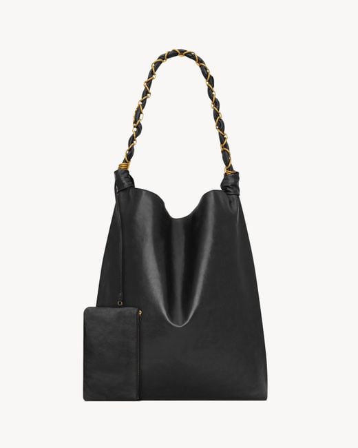 Saint Laurent Black Amalia Shoulder Bag