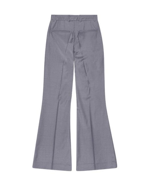 REMAIN Birger Gray Christensen Press Fold Flared Pants