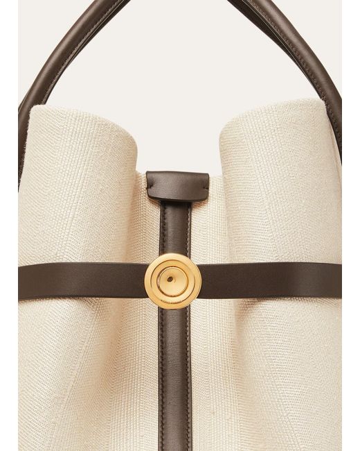 Loro Piana Natural Ghiera Shopper Large Handbag