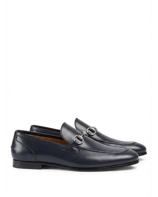 Gucci Blue Jordaan Slip-On Loafers for men