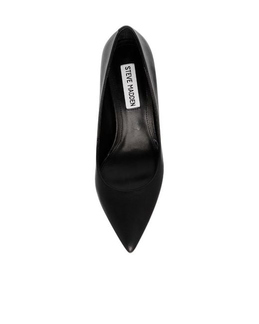 Steve Madden Black Logo High Heels
