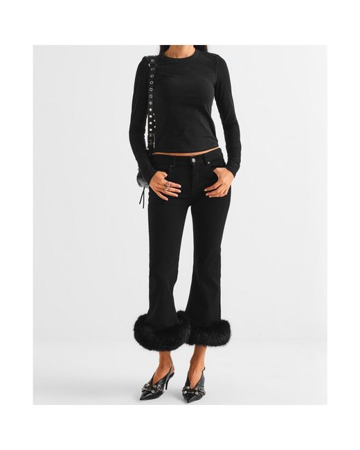 Balenciaga Black Solid Color Casual Pants