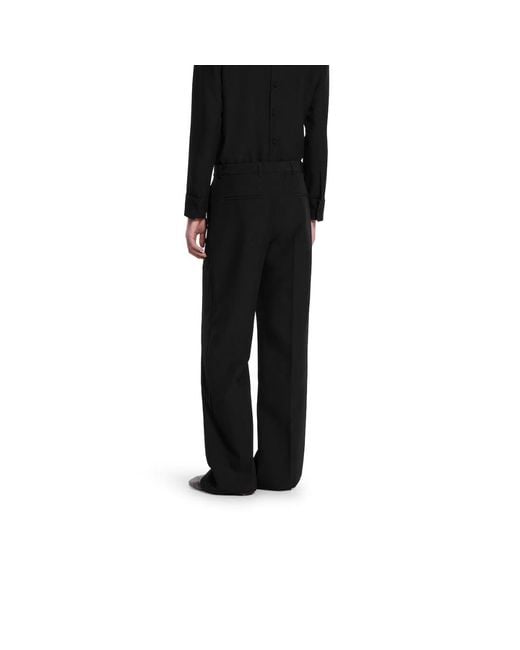 Gucci Black Twill Straight-Leg Pants for men