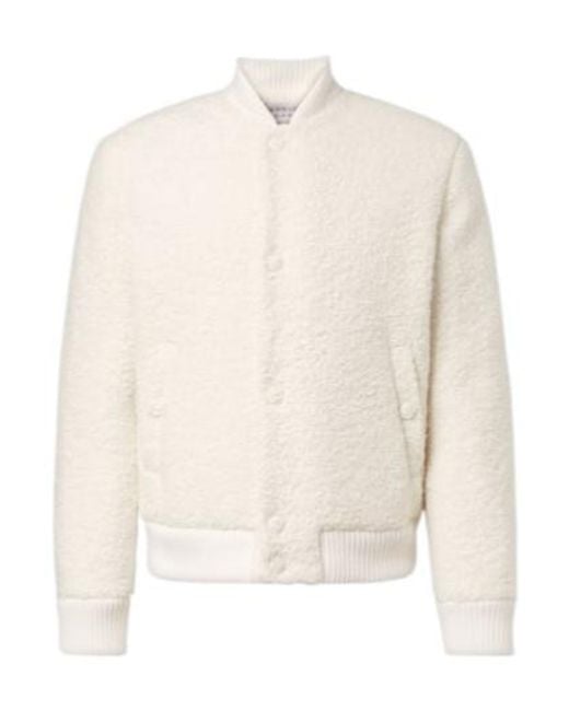 Gabriela Hearst White Cashmere, Alpaca, Wool, And Silk Jacket for men