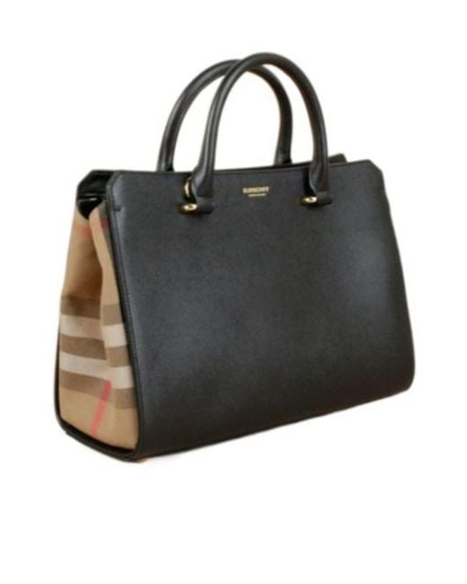 Burberry Black Banwell Small Tote Bag