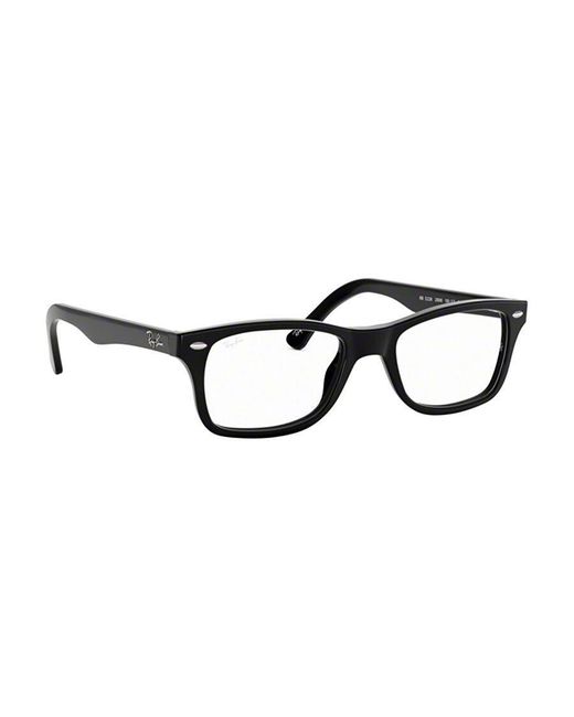 Ray-Ban White Rectangular Frame Glasses
