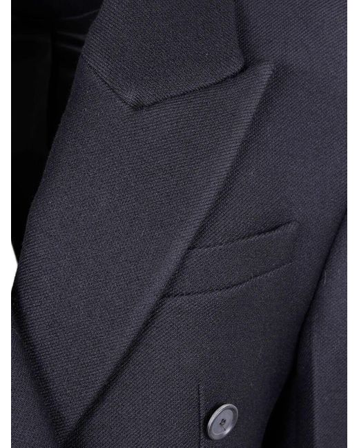 Rohe Blue Double-Breasted Coat