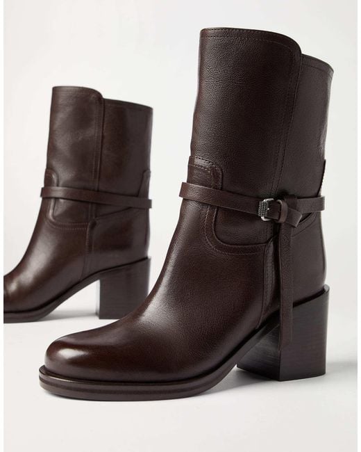 Brunello Cucinelli Brown Monili Embellished Ankle Boots