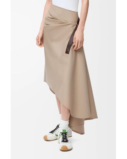 Loewe Natural Belted Skirt