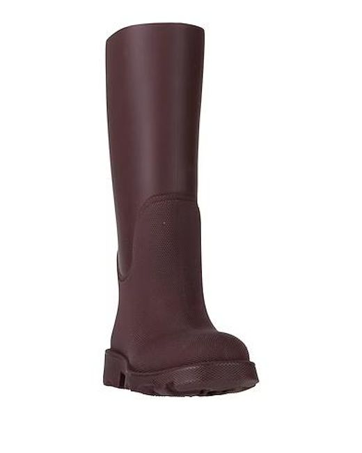 Burberry Brown Tall Rain Boots