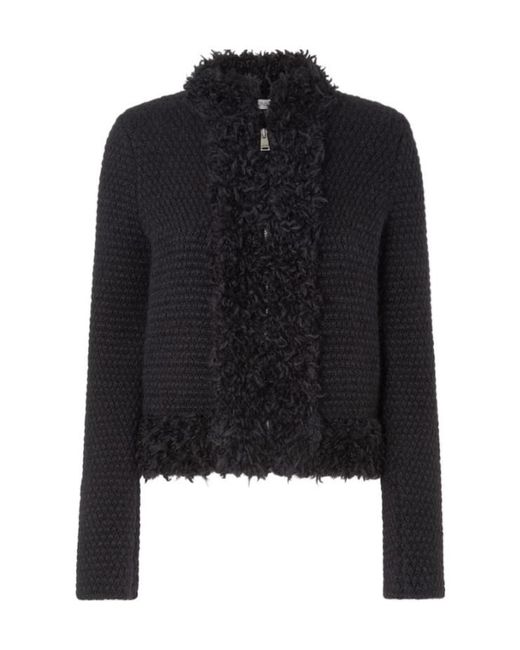 Fendi Black Mohair And Wool Jacket