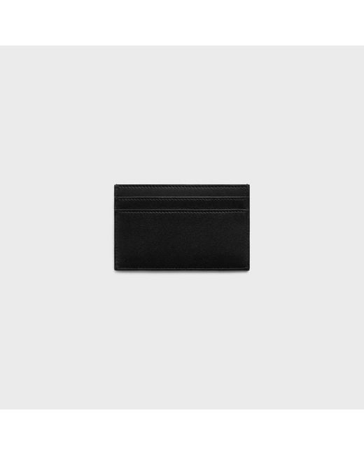 Céline Black Card Holder for men