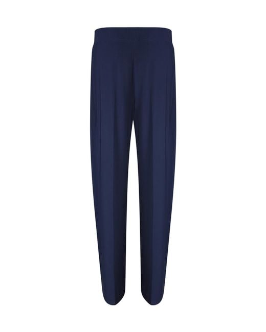 Norma Kamali Blue Trousers