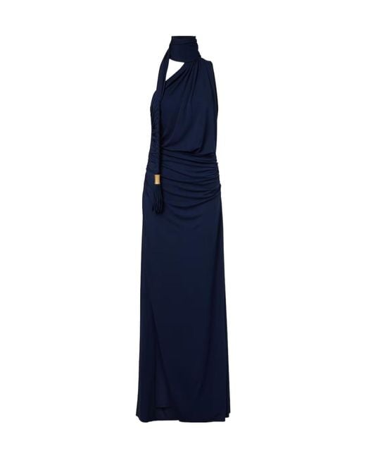 Jonathan Simkhai Blue Pleated Detail Dress