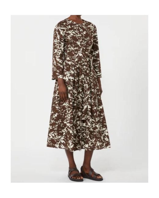Max Mara Natural 'S Smmpesche Pattern-Printed Dress