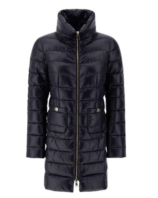 Herno Blue Turtleneck Down Jacket