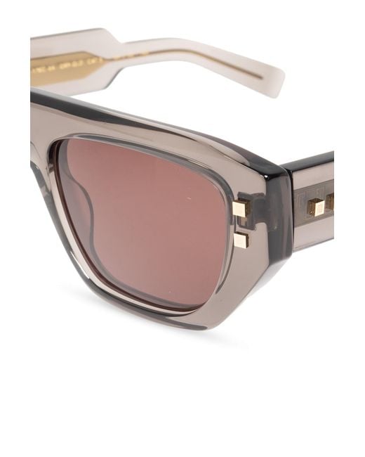 Balmain Pink Full Frame Sunglasses for men