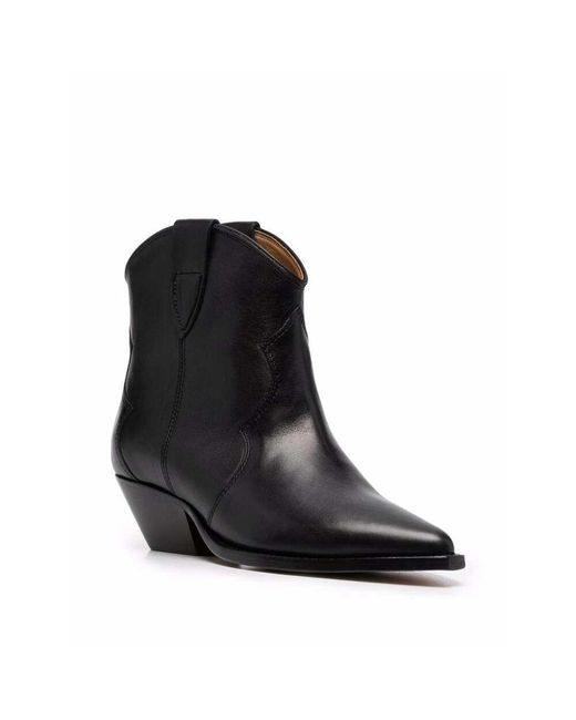 Isabel Marant Black Dewina Ankle Boots