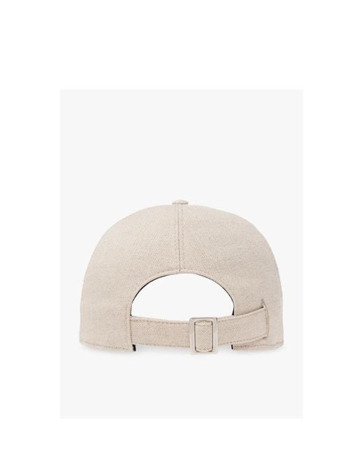 Ferragamo Natural Logo Baseball Cap for men