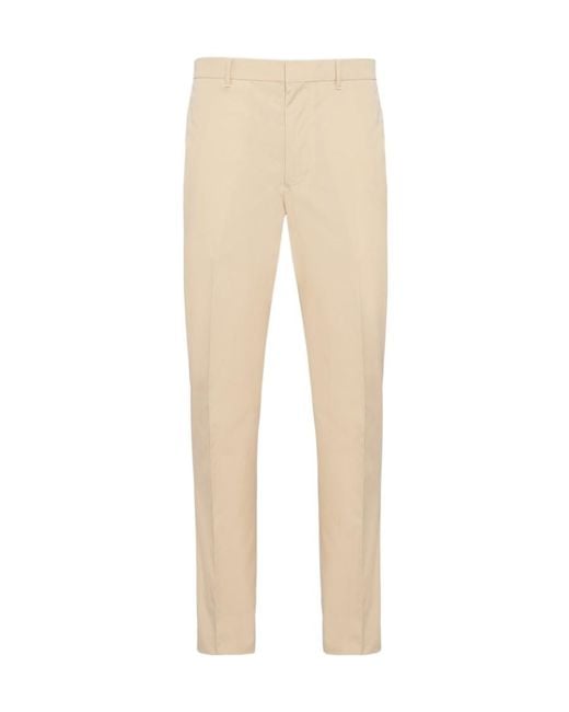 Prada Natural Cotton Pants for men
