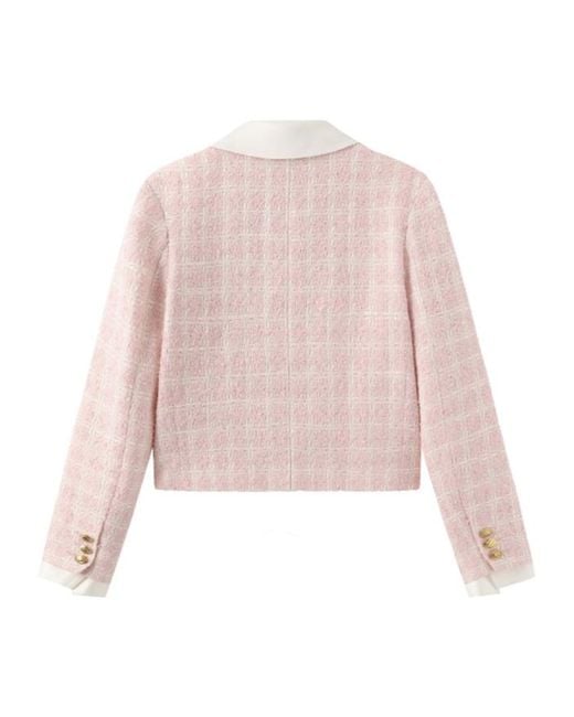 Marissa Chiara Pink Lapel Jacket