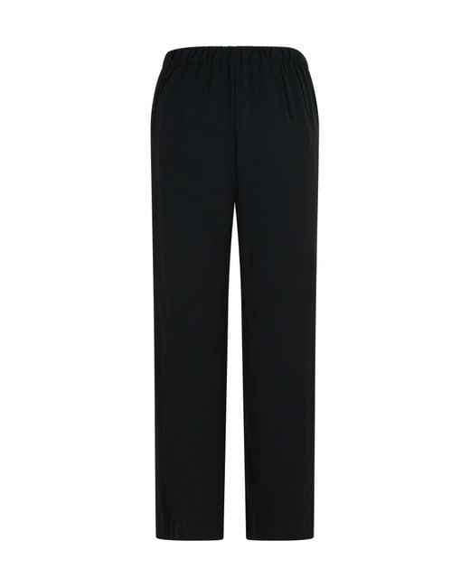 P.A.R.O.S.H. Black P.A.R.O..H. Wide Leg Trousers