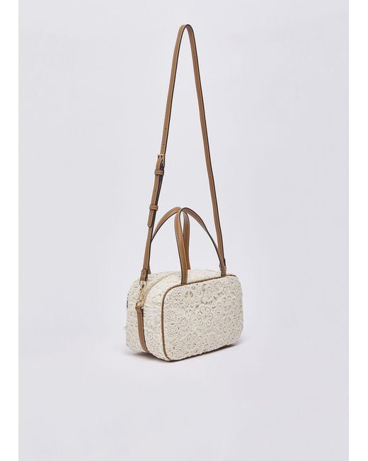 Liu Jo Natural Teddy Logo Shoulder Bag
