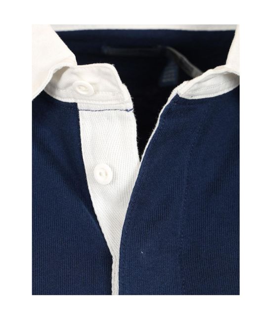 Polo Ralph Lauren Blue Logo Embroidered Polo Shirt