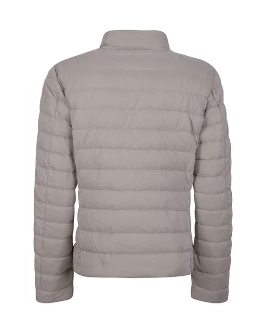 Moorer Gray Clement Double-Breasted Short Down Jacket