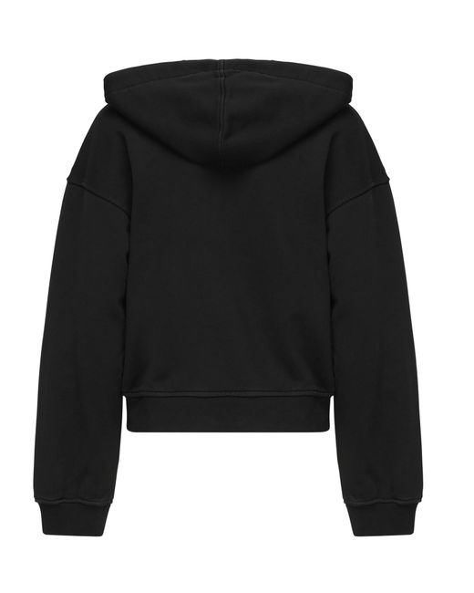 Pinko Blue Drawstring Zipped Hoodie for men