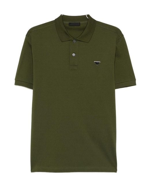 Prada Green Polo Shirts for men