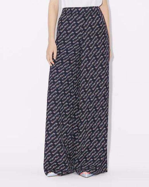 KENZO Blue Verdy Pajama Pants