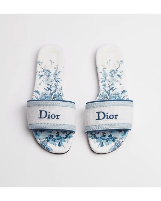Dior White Dway Slide