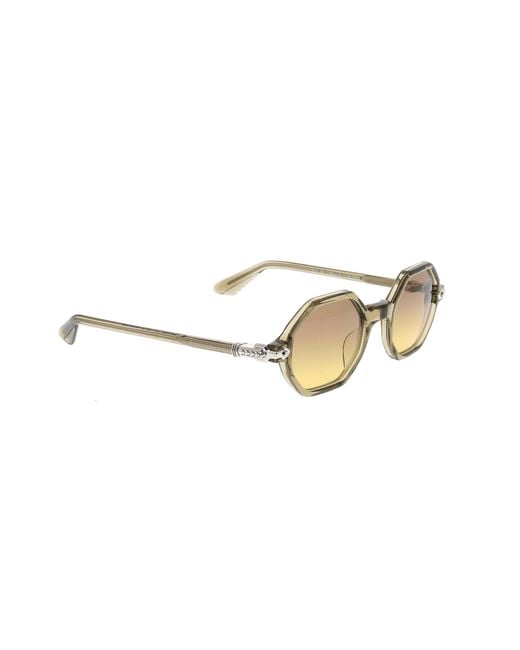 Chrome Hearts Metallic Full-Rim Sunglasses