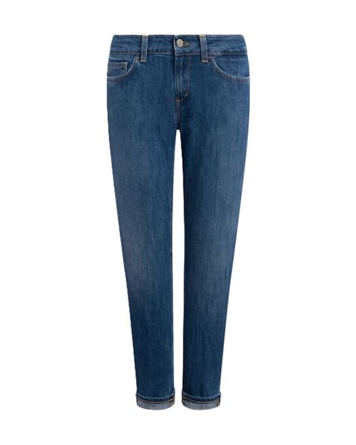 Dondup Blue Jeans With Belt Loops
