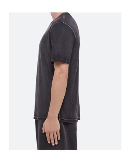 Helmut Lang Black Garment-Dyed New York T-Shirt for men