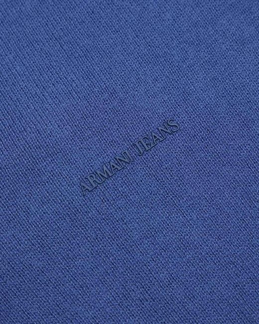 Armani Jeans Blue V-Neck Pullover for men