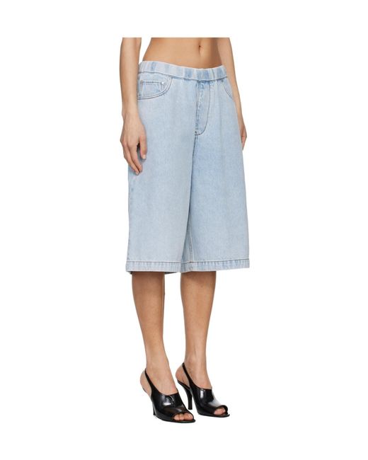 Entire studios Blue Spar Denim Shorts