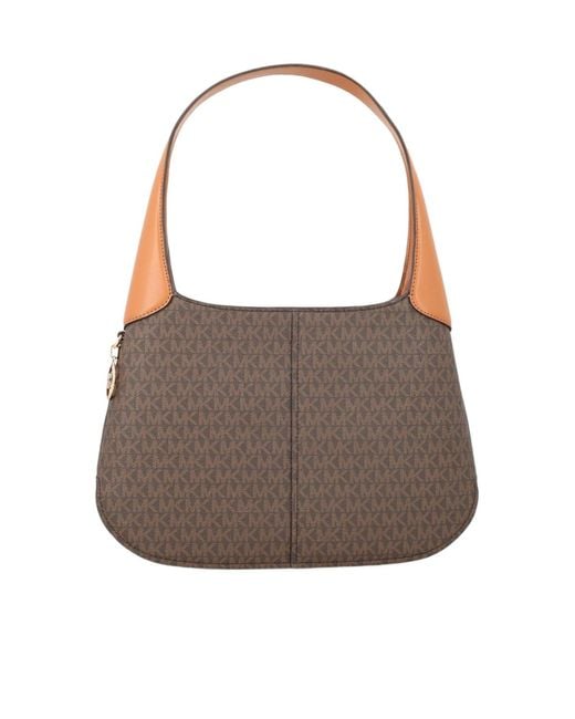 MICHAEL Michael Kors Brown Alice Monogram Shoulder Bag