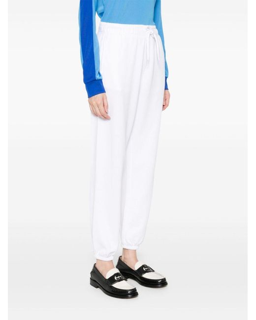 Polo Ralph Lauren White Pony Embroidered Drawstring Track Pants