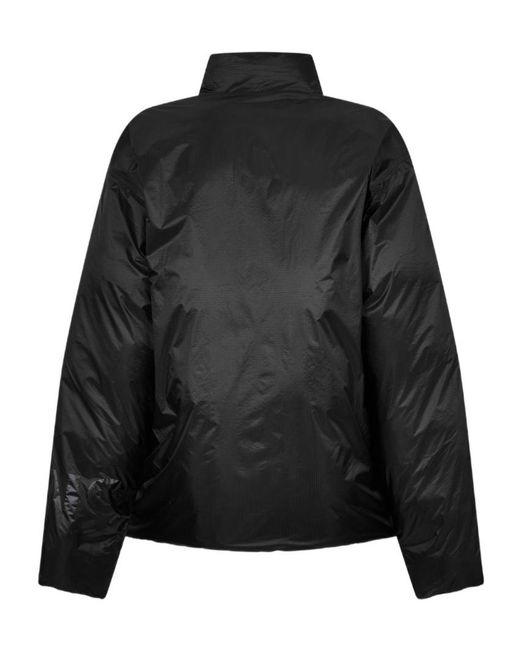 Rains Black Long-Sleeved Casual Jacket