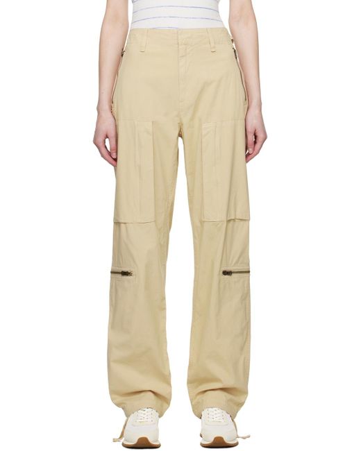 Rag & Bone Natural Multi-Pocket Casual Pants