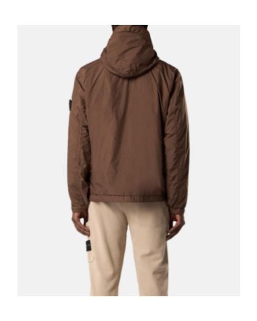 Stone Island Brown 4100001 Crinkle Reps Ny for men