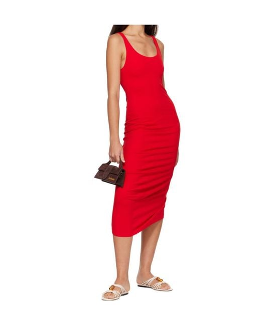 Jacquemus Red Sleeveless Dress